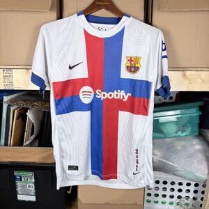 FC Barcelona 2324 Third Jersey Mens Large Nike Champions League Ansu Fati 10